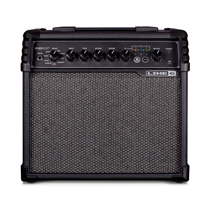 Line 6 Spider V20 MKII 20W 1x8 Guitar Combo Amp